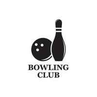 vector reeks van bowling logo's, bowling logo emblemen en bowling logo ontwerp