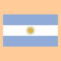 Argentinië land vlag vector