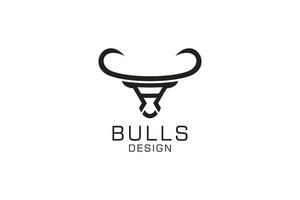 brief r logo, stier embleem, hoofd stier logo, monogram logo ontwerp sjabloon element vector