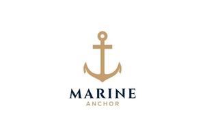 brief t monogram, anker logo. logo van jacht club, maritiem embleem. vector