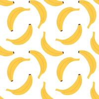 naadloos patroon met banaan. vector illustratie. vlak stijl.