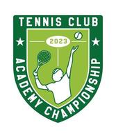 modern tennis club, sport- logo vector