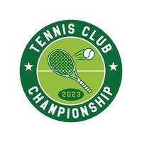 modern tennis club, sport- logo vector