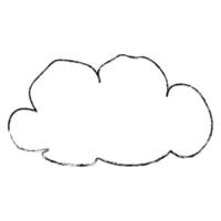 schattig wolk vector illustratie