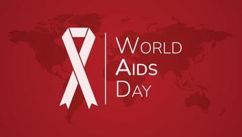 wereld AIDS dag. vector ontwerp.