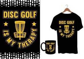 schijf golf vector t-shirts ontwerp