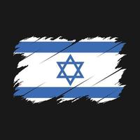 Israëlische vlag borstel vector