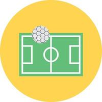 voetbal toonhoogte vector illustratie Aan een achtergrond.premium kwaliteit symbolen.vector pictogrammen voor concept en grafisch ontwerp.