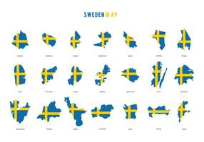 Zweden Kaart Vector