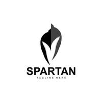 spartaans logo, oorlog helm pak vector, barbaar schild icoon, viking, Sportschool fit ontwerp, geschiktheid vector