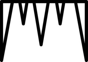 ijspegels vector icoon ontwerp