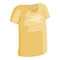 t-shirt icoon, tekenfilm stijl vector
