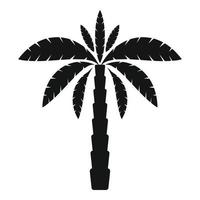 hout palm icoon gemakkelijk vector. kokosnoot boom vector
