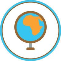 wereldbol Afrika vector icoon ontwerp