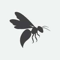 bij icoon ontwerp element. bij insect silhouet. vector illustratie