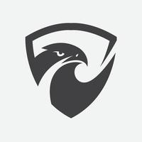 adelaar schild icoon ontwerp illustratie, havik icoon ontwerp, Verenigde Staten van Amerika adelaar logo vector