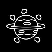 Saturnus vector icoon
