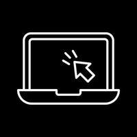 laptop vector pictogram