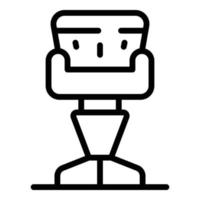 zacht bar stoel icoon schets vector. modern stoel vector