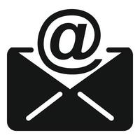 sturen mail icoon gemakkelijk vector. contact telefoontje vector