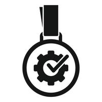 expertise medaille icoon gemakkelijk vector. kwaliteit deskundige vector