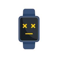 SmartWatch reparatie icoon vlak geïsoleerd vector