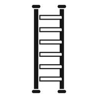staan ladder icoon gemakkelijk vector. stap bouw vector