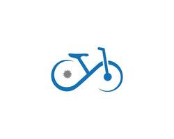 gemakkelijk minimalistische fiets of fiets logo ontwerp inspiratie vector illustratie.