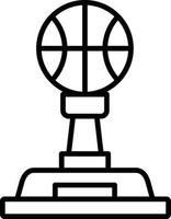 basketbal creatief icoon ontwerp vector