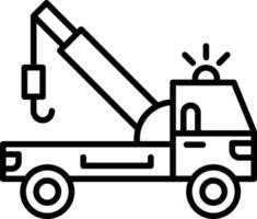 slepen vrachtauto creatief icoon ontwerp vector