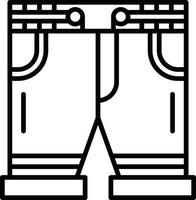 shorts creatief icoon ontwerp vector