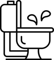 toilet creatief icoon ontwerp vector