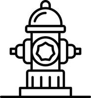 hydrant creatief icoon ontwerp vector