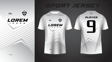 wit t-shirt sport jersey ontwerp vector