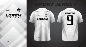 wit t-shirt sport jersey ontwerp vector