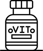 vitamines creatief icoon ontwerp vector