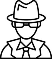 detective creatief icoon ontwerp vector