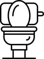 toilet creatief icoon ontwerp vector