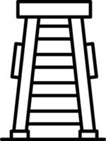 ladder creatief icoon ontwerp vector