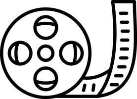 film rollen creatief icoon ontwerp vector