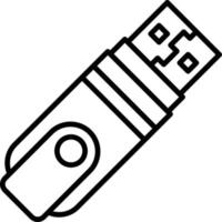 USB flash rit creatief icoon ontwerp vector