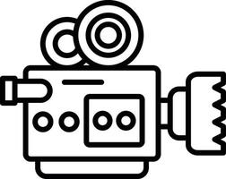 video camera creatief icoon ontwerp vector