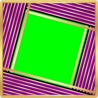 abstract lijnen met groen scherm chroma sleutel voor transparantie achtergrond. vector