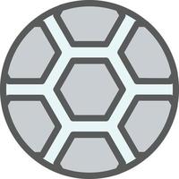 Amerikaans voetbal bal vector icoon ontwerp