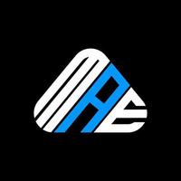 mae brief logo creatief ontwerp met vector grafisch, mae gemakkelijk en modern logo.