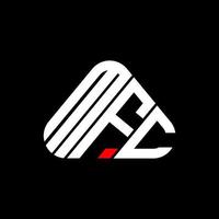 mfc brief logo creatief ontwerp met vector grafisch, mfc gemakkelijk en modern logo.