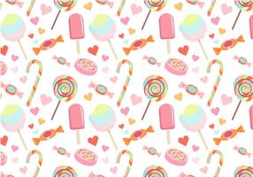 Kleurrijke Candy Pattern Vectors