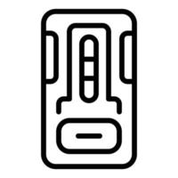 laboratorium test icoon schets vector. pcr Gezondheid vector