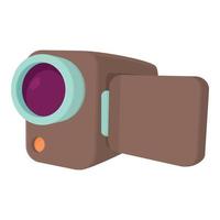 camcorder icoon, tekenfilm stijl vector