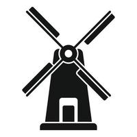 eco molen icoon gemakkelijk vector. natuur schoon vector